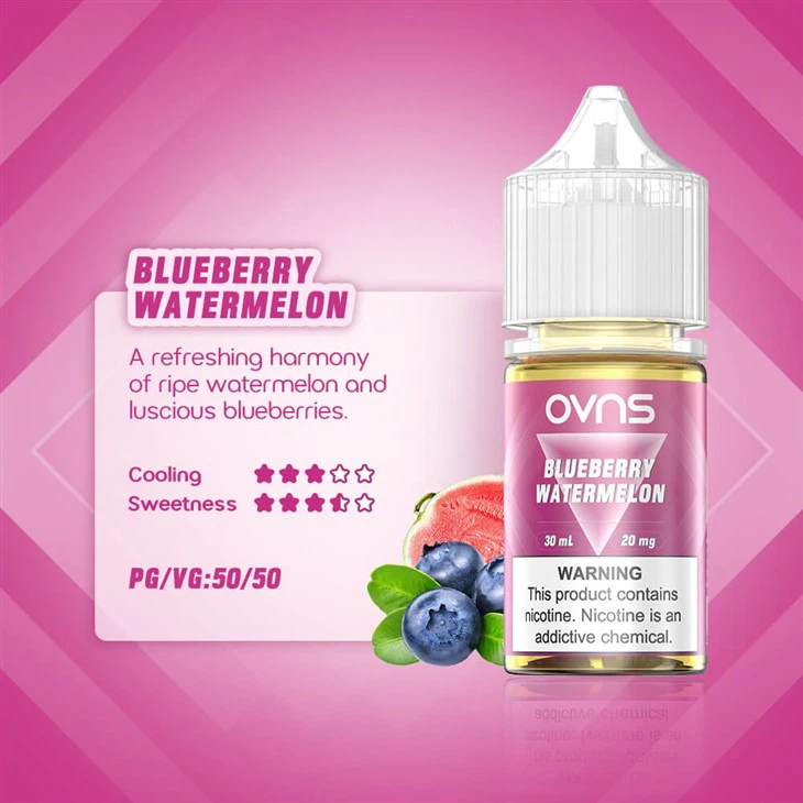Blueberry watermelon Ejuice Eliquid 2% 5% Nic Salt Strength Blueberry watermelon Ejuice Eliquid 2% 5% Nic Salt Strength
