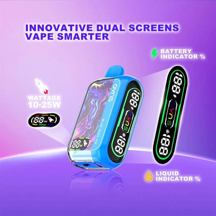 dual screen disposable vape