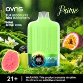 OVNS Prime 16000 Puffs Original LED Display Edition Pen do vape descartável